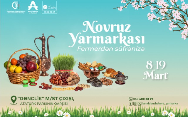 “Kənddən Şəhərə” Novruz yarmarkasıtəşkil olunacaq